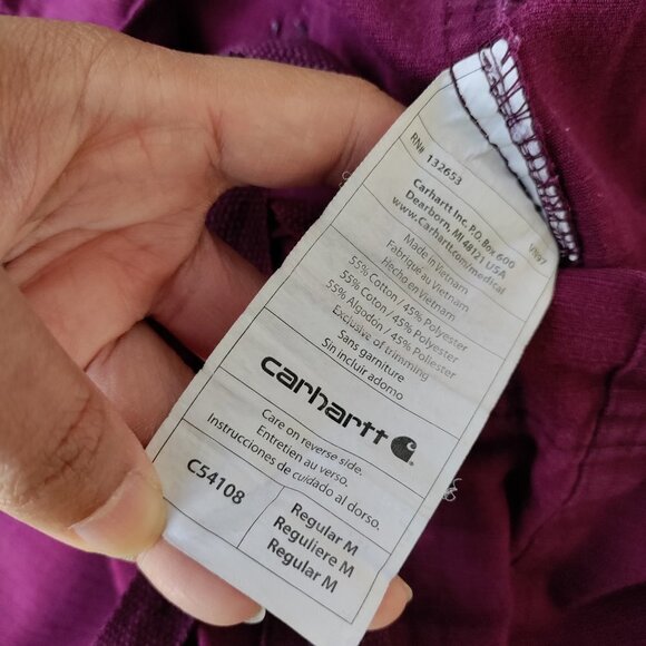 Carhartt Ripstop High-Rise Multi Cargo Bottom Scrub Pants Medium Men Red - Picture 7 of 12